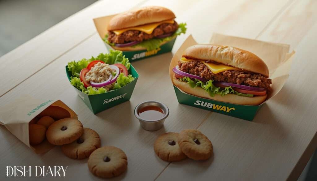 Subway Breakfast menu