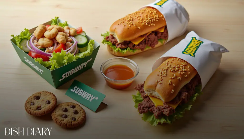 Subway Dinner menu