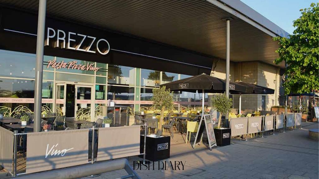 Prezzo Menu Hours and Price UK