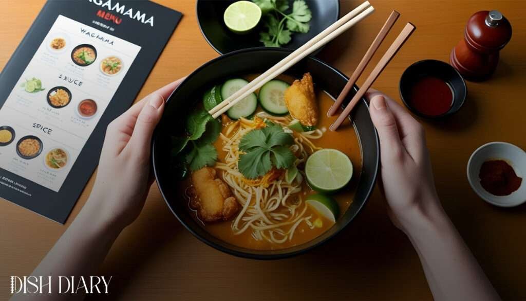 Wagamama kids Menu