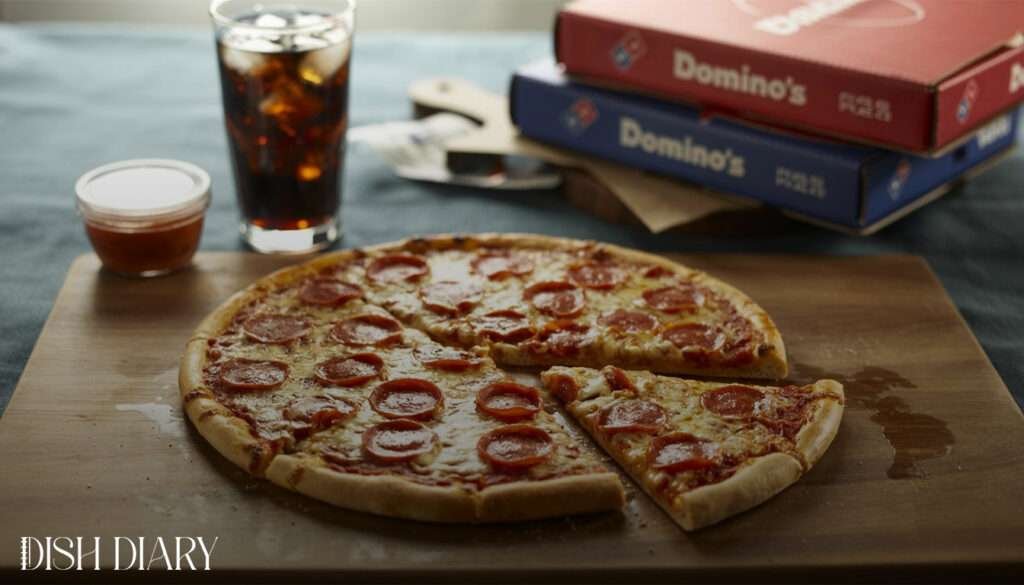 dominos menu