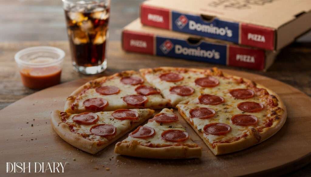 dominos nutrition menu
